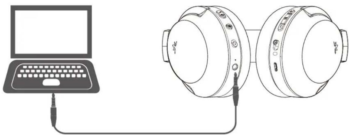 Avantree Aria Pro - Uso como auricular con cable - 1