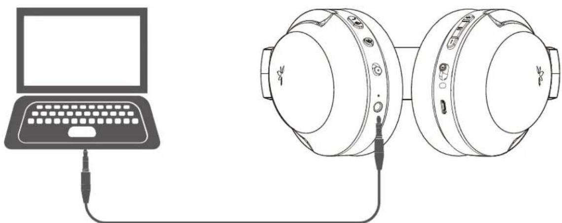 Avantree Aria Pro - Using as a wired headphone - 1