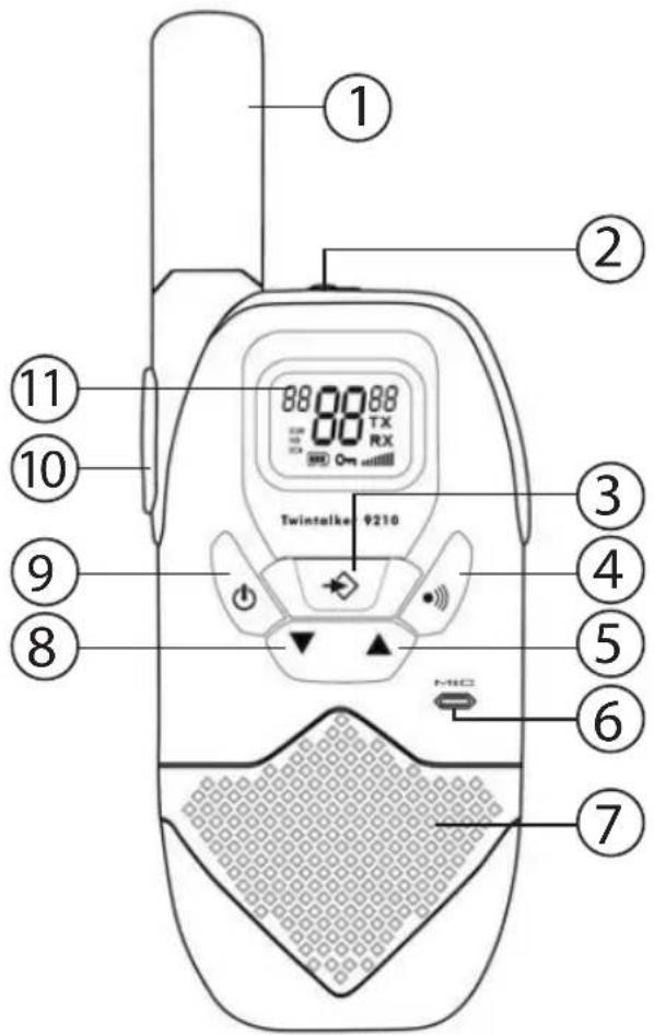 Esscom TwinTalker 9210 - Touches - 7