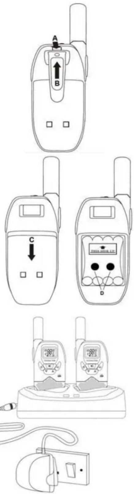 Esscom TwinTalker 9210 - Battery Installation - 1