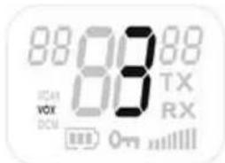 Esscom TwinTalker 9200 - Sélection du mode VOX - 1
