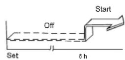 QLIMA SC3348 - Ustawianie czasu wyłaczenia sie STOP. - 2