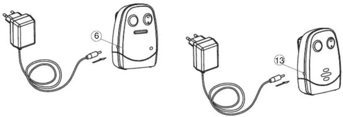 Comtel CT2400 - Fonctionnement avec adaptateur de courant (recommandé) - 1