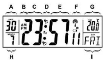 DIGITECH 4LD30104 - Descrizione dello schermo - 1