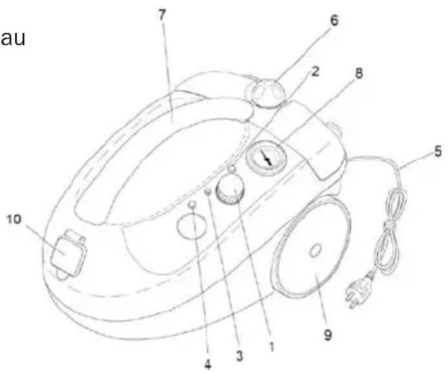 Vapor Enviromate E 5 - DESCRIPTION DU NETTOyEUR à VAPEUR : - 1