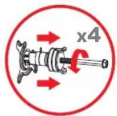MIO STAR VE 8013 - Retirer les vis de sécurité de transport - 2