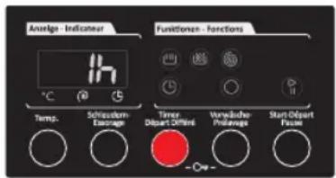 MIO STAR VE 7013 - Régler le départ différé - 1