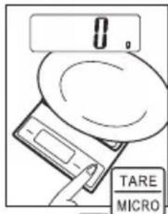 TANITA KD321 - FUNCTION PESAGE / TARE - 5
