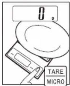 TANITA KD321 - FUNCAO DE PESAGEM/TARAGEM - 5