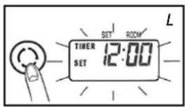 QLIMA SRE3230TC - E USTAWIANIE ŻĄDANEJ TEMPERATURY - 1