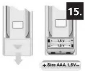 QLIMA Fiorina 90 Sline - SkIFT AF FJERNBETJENINGENS BATTERIER - 1