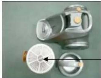 Ices IVC750 - Clean the dust barrel: - 7