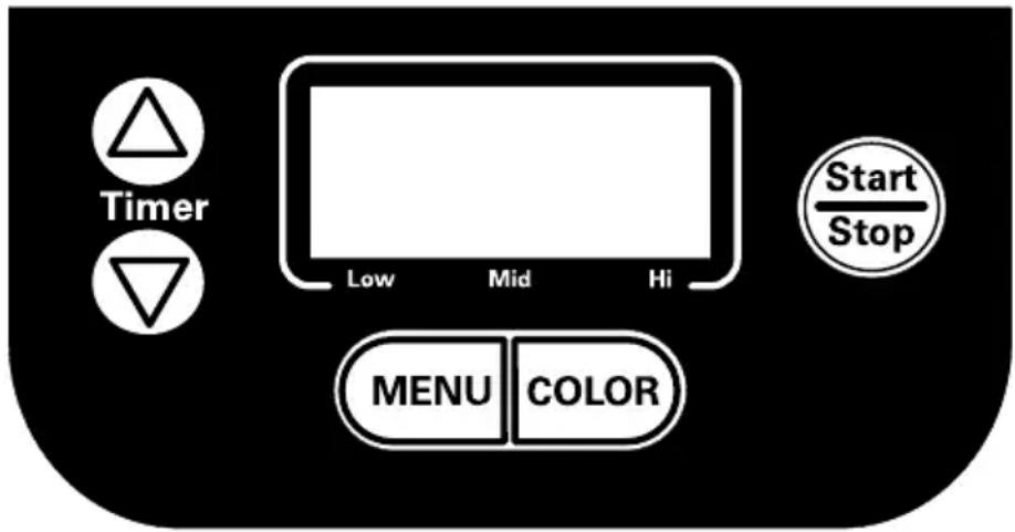 Ices IBM500 - Control panel - 1