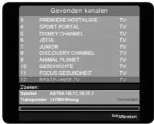 Inverto IDL5550S - KANALEN VINDEN EN OPSLAAN - 1