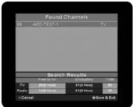 Inverto IDL5550S - FINDING AND STORING THE CHANNELS - 3