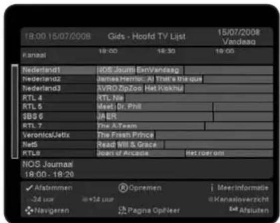 Inverto IDL5550S - EPG - RASTERWEERGAVE - 1