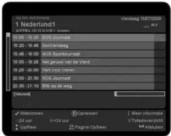 Inverto IDL5550S - EPG - RASTERWEERGAVE - 2