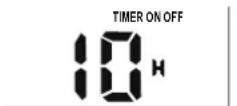 QLIMA S 3348 IN - Example of timer setting 6.6 H To start the air 1. Press the T - 2