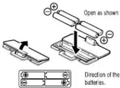 TANITA BC718 - PREPARATIONS BEFORE USE - 1