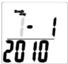 TANITA BC730 - Set Date - 2