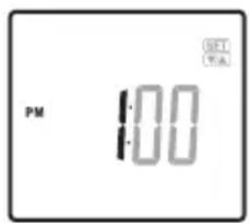 TANITA BC313 - Minuten einstellen - 2