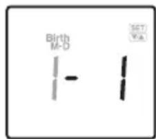 TANITA BC313 - Selezionare Ja Data di Nascita - 2