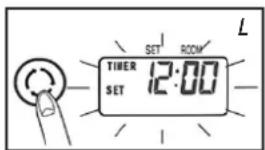 QLIMA SRE3330C - E AJUSTE DE LA TEMPERATURA DESEADA - 1