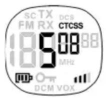 Esscom Twintalker 9310 - Het toestel in- en uitschakelen (AAN/UIT) - 1