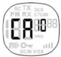 Esscom Twintalker 9310 - Definir o sinal de chamada - 1