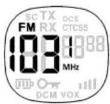 Esscom Twintalker 9310 - Rádio FM - 1