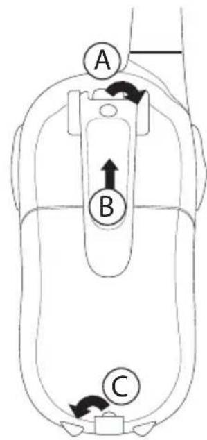 Esscom Twintalker 9310 - Installing/Removing the Belt Clip - 1