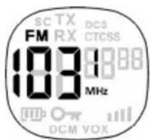 Esscom Twintalker 9310 - FM-radio - 1
