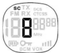 Esscom Twintalker 9310 - Scanning for an active radio channel - 1