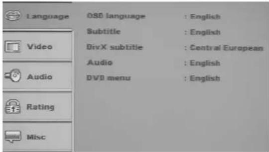 Aspects LW109B - Langue - 1