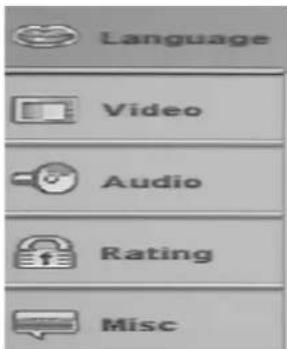 Aspects LW109B - Main Menu - 1