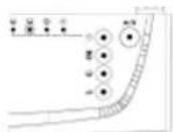 Clayton CL1252BK - Touche Départ / Pause - 1