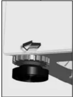 Clayton CL1207TRSMK2 - REGLAGE DES PIEDS - 1