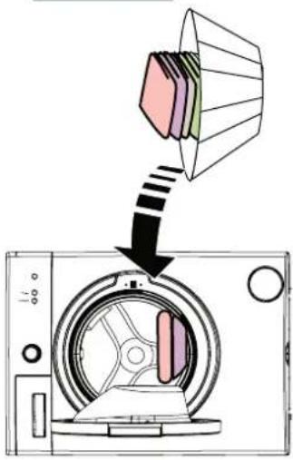 Clayton CL1006T15 - Comment placer le linge dans le lave-linge. - 1