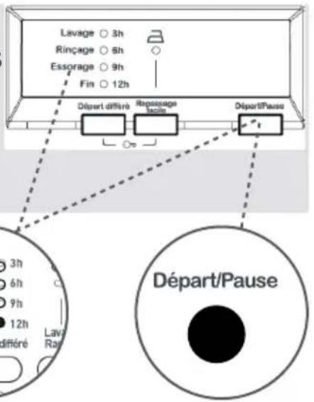 Clayton CL1006T15 - Bouton Marche/Pause - 1