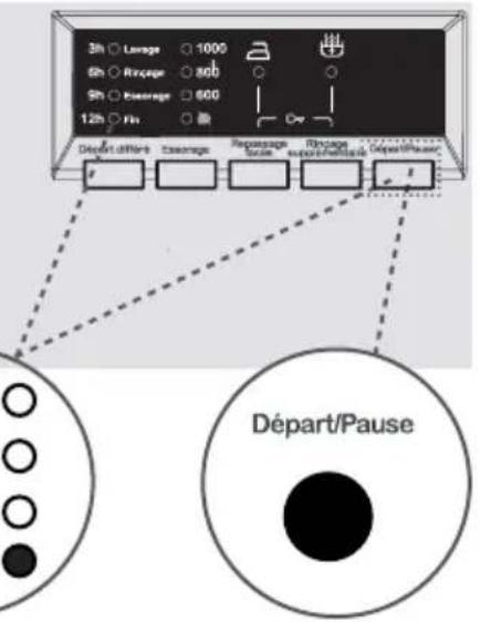 Clayton CL1006T14 - Bouton Marche/Pause - 1