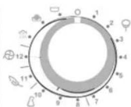 Clayton CL1005T11 - MANETTE SELECTEUR DE PROGRAMME - 1