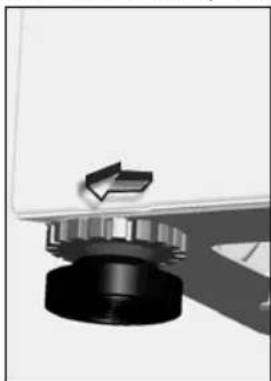 Clayton CL1005BTRS - REGLAGE DES PIEDS - 1