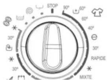 Clayton CL606AJ - MANETTE SELECTEUR DE PROGRAMME - 1