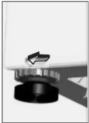 Clayton CL400TRS - REGLAGE DES PIEDS - 1