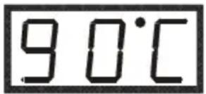 Clayton CL1406TRS - Pour régler la température: - 1