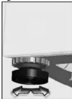 Clayton CL1406TRS - REGLAGE DES PIEDS - 2