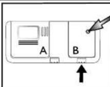 LADEN LVI 60 IX - Approvisionner en liquide de rinçage (pas nécessaire en cas d'utilisation de tablettes). Comment régler le dosage du liquide de rinçage - 1