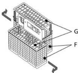 LADEN LVI 200 FD - Comment charger le PANIER INFÉRIEUR - 1