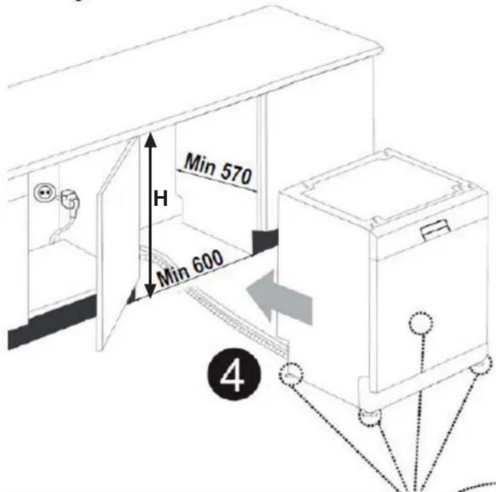 Clayton TLV4716 - Installation sous un plan de travail - 2