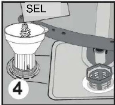 Clayton CL1449DBW - Chargement du sel dans le réservoir de l'adoucisseur d'eau - 3